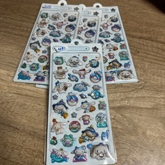 さんりおサンリオミニ3Dシールの画像