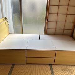 【取引中】ニトリ　ベッド の画像