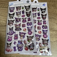 さんりおサンリオミニ3Dシールの画像