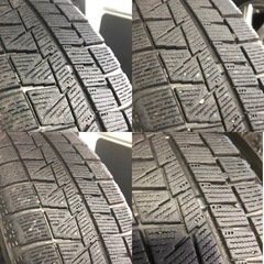 14インチ アルミホイール  スタッドレス155/65R14 4本の画像