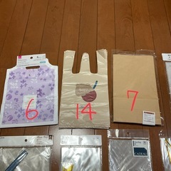 ラッピング袋、クリアバッグ等色々の画像