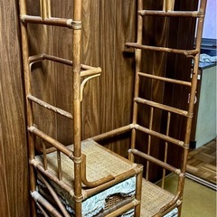 ラタン収納ラックの画像