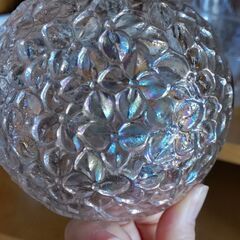 ホヤ　ガラス小鉢　紫陽花オーロラの画像