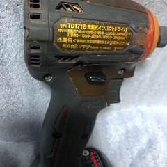 ⑤マキタ18vインパクトドライバTD171D中古美品オリジナルハウジング、本体のみの画像