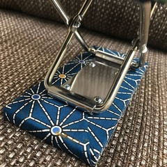 万代店　携帯用　座椅子　レトロの画像