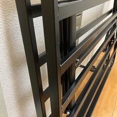シングル　折りたたみベッドフレームの画像