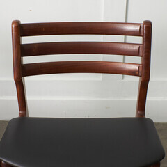 【発送の場合は即購入不可】 レア 張替済 6点セット Elliotts of Newbury リビングシステム 拡張 ダイニングテーブル チェア サイドボード 食器棚 壁面収納 83548の画像