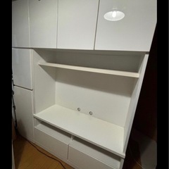 鏡面　テレビボード　160の画像