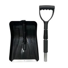 25C604_ジ クレトム 伸縮スノーショベル 全長最大約91cm 除雪 車載 現状品 中古の画像