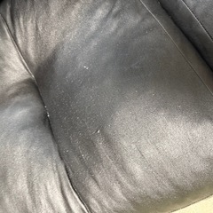 合皮 ローソファーの画像