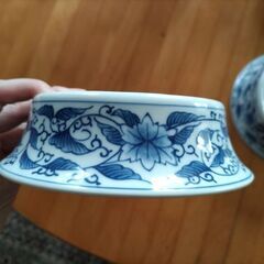 有田焼　其泉窯　猫のごはん・水皿の画像