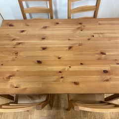 ジモティー特別価格🉐 N1238★ダイニング5点セット★ダイニング★幅1180mmの画像