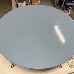 ニトリ ラウンドテーブル 丸テーブル 座卓 コーヒーテーブル Φ60 小傷あり 中古品 ④の画像