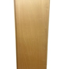 ガラス付き 木製本棚 キャビネットの画像