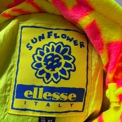 90s ☆ ellesse エレッセ スキーウェア ボードウェア 花柄 古着 Mの画像