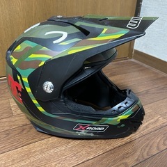 WINS X-Road 限定色 フルフェイスヘルメット マットカモグリーン Lサイズ中古品の画像