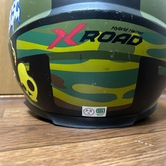 WINS X-Road 限定色 フルフェイスヘルメット マットカモグリーン Lサイズ中古品の画像