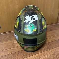WINS X-Road 限定色 フルフェイスヘルメット マットカモグリーン Lサイズ中古品の画像