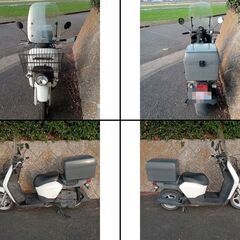 77　自賠責　純正リアBOX　バリ山　４スト　ベンリイ　ベンリィ　格安配達　下取り大歓迎の画像