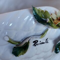 陶器 白鳥の置物 オブジェ 花器 スワン　/TJ-2710 2Fの画像