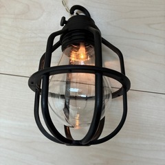 インダストリアル風 ガーランドライト 10連 ランタン　電飾　防水の画像