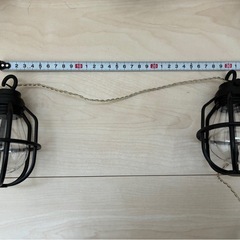 インダストリアル風 ガーランドライト 10連 ランタン　電飾　防水の画像