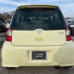 【支払総額13.8万円】オシャレな軽自動車！エッセカスタム車検令和9年6月機関良好 社外マフラー ローダウン の画像