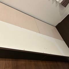 セミダブルベッドフレーム ニトリ　中古の画像