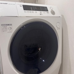 シャープ　ドラム式洗濯機の画像