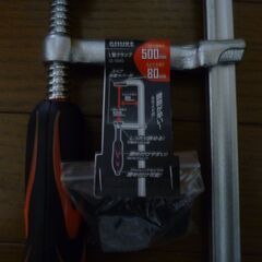 F型クランプ 80mm×600mm 4本セット 強力 固定工具 木材 工作 木工 溶接 作業用 DIY 日曜大工 作業用F型クランプ 工具 Fクランプ600×80 ４本セットの画像