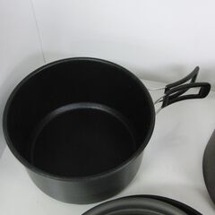 captainstag アルミクッカーセット Mサイズ 3-4人用 UH-4204 キャンプ アウトドア キャプテンスタッグ 鍋 フライパン 札幌 手稲の画像