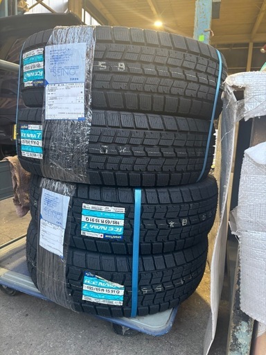 新品！4本 2025年製 スタッドレスタイヤ 195/65R15 91Q グッドイヤー アイスナビ7 ICE NAVI7
