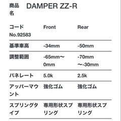 カローラクロス車高調
の画像