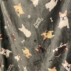 犬柄　ブランケットの画像