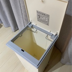 kcud　スリム ゴミ箱　ホワイトの画像