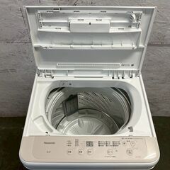 【Panasonic】 パナソニック 縦型洗濯機 NA-F6B3 6kg 2024年製 動作確認済み 全自動電気洗濯機 生活家電 洗濯機 A1037の画像