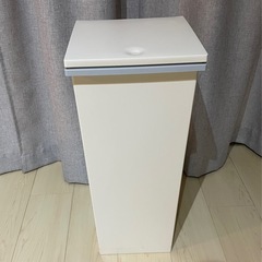kcud　スリム ゴミ箱　ホワイトの画像