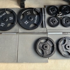 ★配送無料★iROTEC アイロテック　筋トレ トレーニングセット　ベンチプレス・20kg 10kg 5kg フルセットの画像