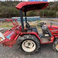 ヤンマー　トラクター　Ke-50　4WD 631時間　15馬力　自動水平　キャノピー　の画像