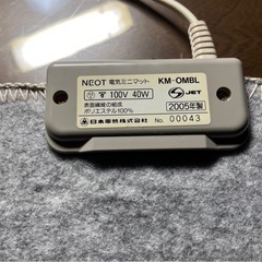 ほぼ未使用　電気マット　動作確認済み　45cm✖️45cmの画像