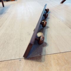 ニチバン 木製 ホームハンガー 壁掛け 4連 ハンガー ウォールハンガー コートハンガー /HJ-0587 2F北の画像