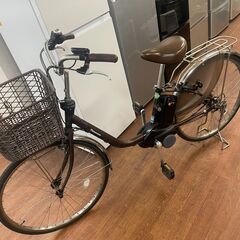 リサイクルショップどりーむ天保山店　No580 ※注)　訳アリ品！　電動アシスト自転車　Panasonic　２６インチ　バッテリー使用不可のため格安販売！　鍵付き　充電器付き　残存バッテリーにてアシスト機能動作確認済みの画像