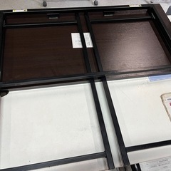 ニトリ ハイテーブル ツール 8040 DBR W800 D400 H745 折りたたみ デスク ダークブラウン 中古品 ④の画像