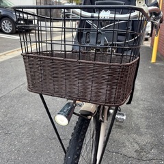 BRIDGESTONE HYDEE II 電動アシスト自転車 チャイルドシート付3人乗り アイボリーの画像