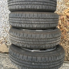 バリ山 ブリヂストン　NEWNOタイヤ・ホイールセット 14インチの画像