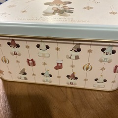 【おまけ付き】　ディズニー　リルリンリン　ダッフィー　お菓子空き缶の画像