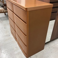 ローチェスト4段ブラウン【トレファク堺福田店】の画像