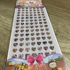 ラブブおはじきシールの画像