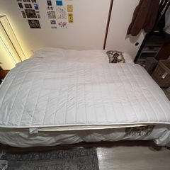 【寝具セット】掛け布団＋敷布団＋ベッドパッドの画像