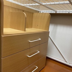 引き取り限定　ニトリ　システムベッドデスクの画像